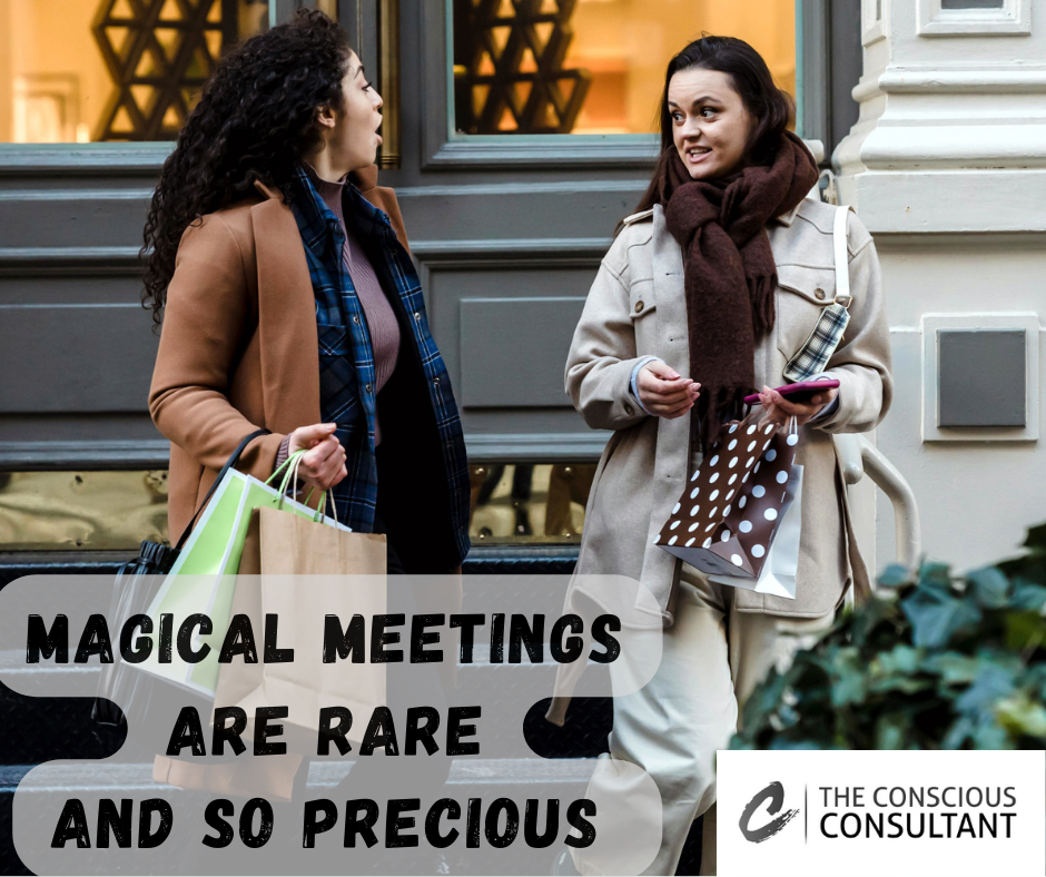 MAGICAL MEETINGS ARE RARE AND SO PRECIOUS