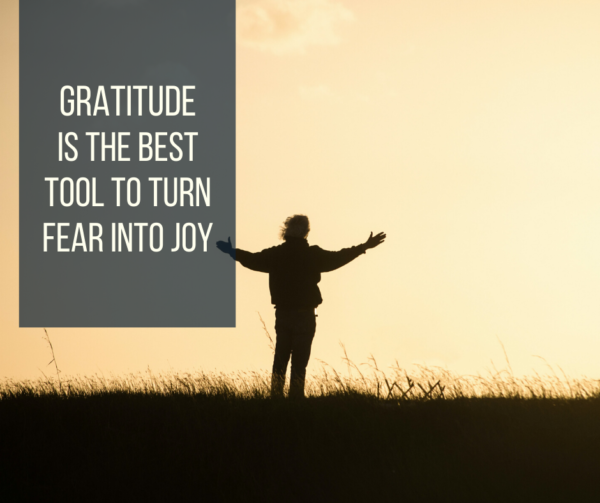 Gratitude Is The Best Tool To Turn Fear Into Joy